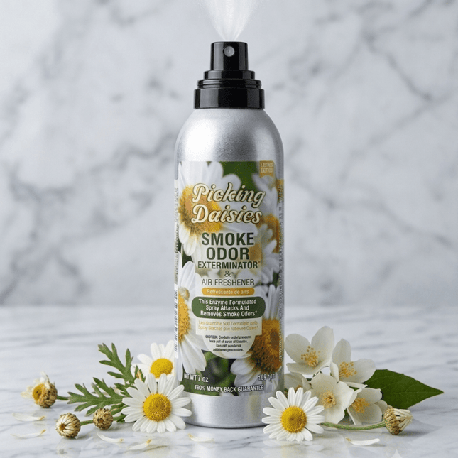 Smoke Odor Eliminator 7oz Spray Picking Daisies - Virginia Vapes & Tobacco