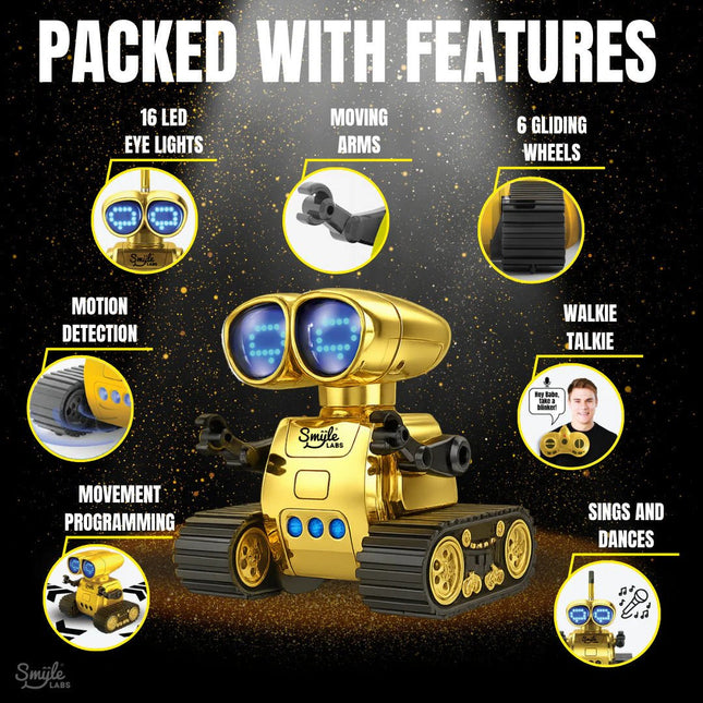 Smyle Labs - Robotjamin Robot Controlled Robot and Cart Battery - Golden Edition - Virginia Vapes & Tobacco