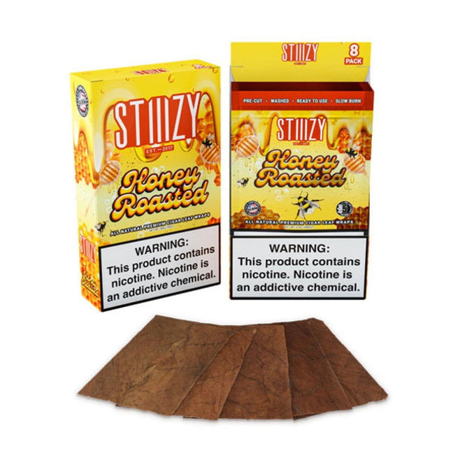 stiiizy tobacco LEAF WRAPS 8pk-5ct Vape - STRAWBERRY COUGH LIIIL