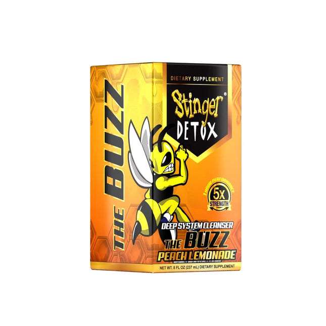 Stinger Detox The Buzz 5x Strength peach lemonade