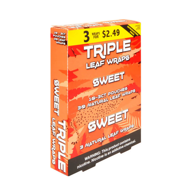 Triple Leaf Tobacco Wraps Sweet
