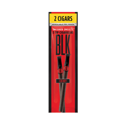 Swisher BLK 2 Pack Plastic Tip Cherry - Virginia Vapes & Tobacco