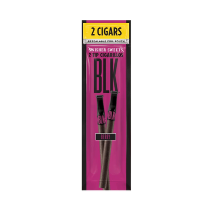 Swisher BLK 2 Pack Plastic Tip Wine - Virginia Vapes & Tobacco