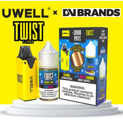 Twist Salt x Uwell V6 - E-Liquid + Device Bundle Berry Medley Lemonade 50mg