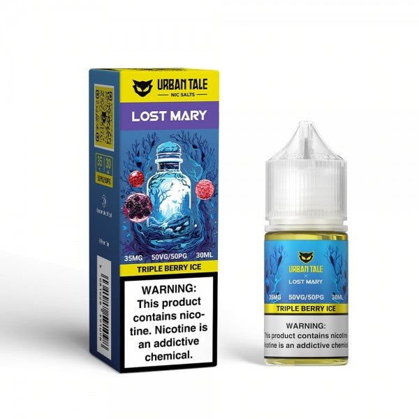 Urban Tale X Lost Mary Triple Berry Ice Salt 30ml - Virginia Vapes & Tobacco