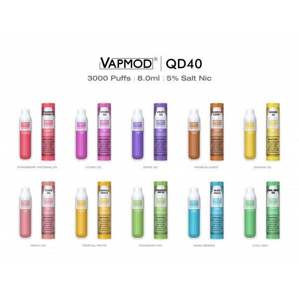 VapMod QD40 Fish Puff 3k Disposable - Virginia Vapes & Tobacco