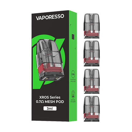 Vaporesso XROS Pods 4pk 0.7 Side Fill 3ml - Virginia Vapes & Tobacco