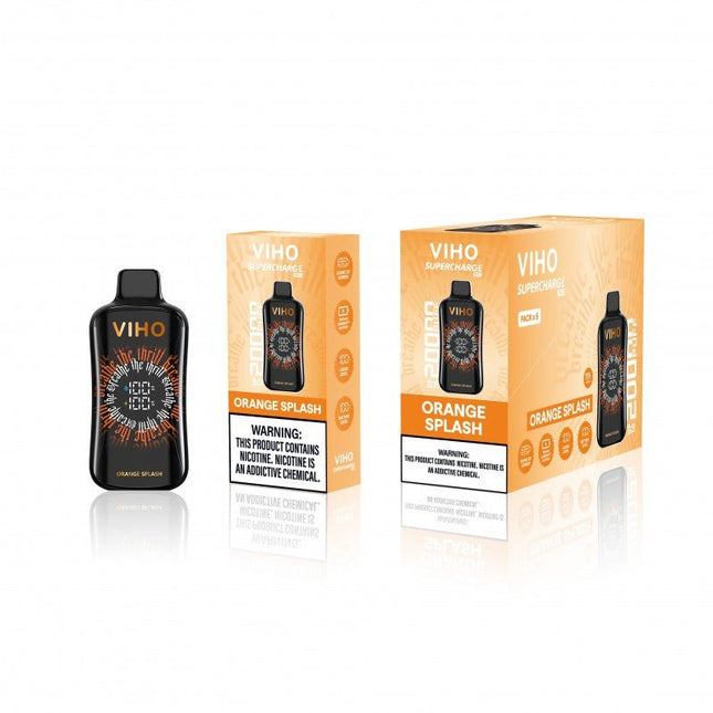 Viho Supercharge Pro 20k 5% Disposable orange splash