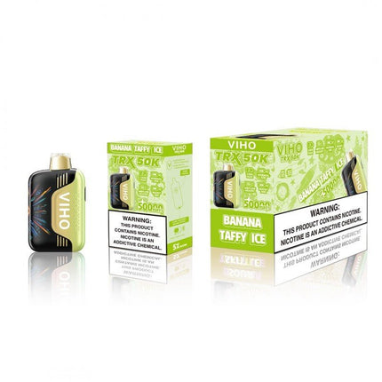 Viho TRX 50k Disposable Banana Taffy Ice - Virginia Vapes & Tobacco