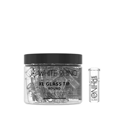 White Rhino XL Glass Tips 2pk - Virginia Vapes & Tobacco