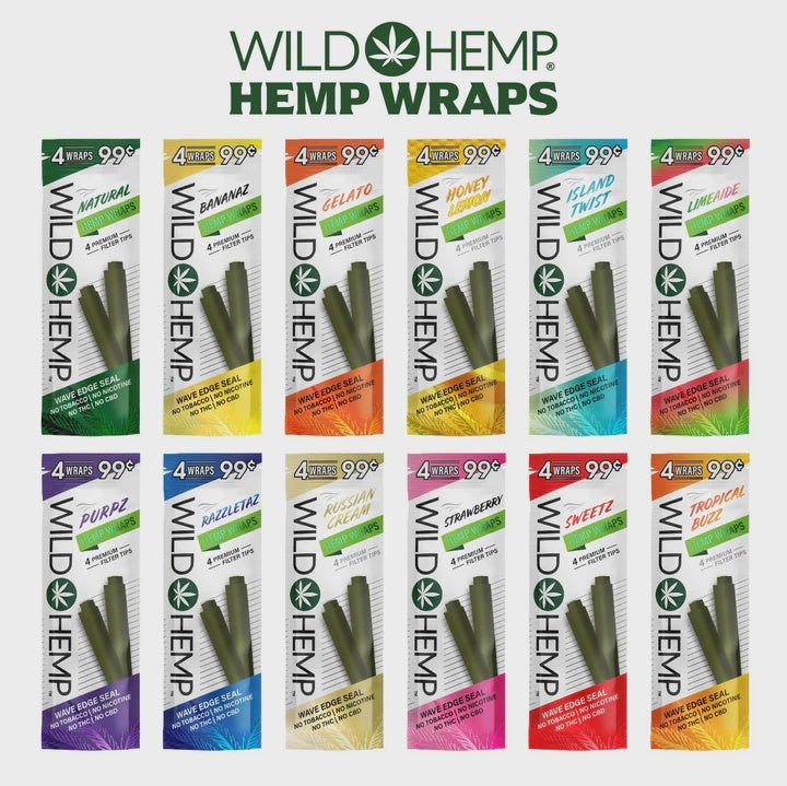 Wild Hemp Wild Hemp Wraps 4pk