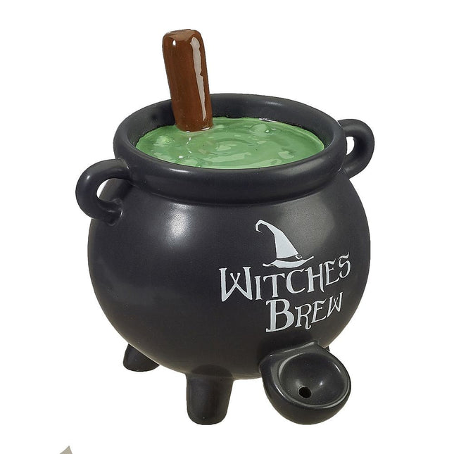 Witches Cauldron Ceramic Hand Pipe