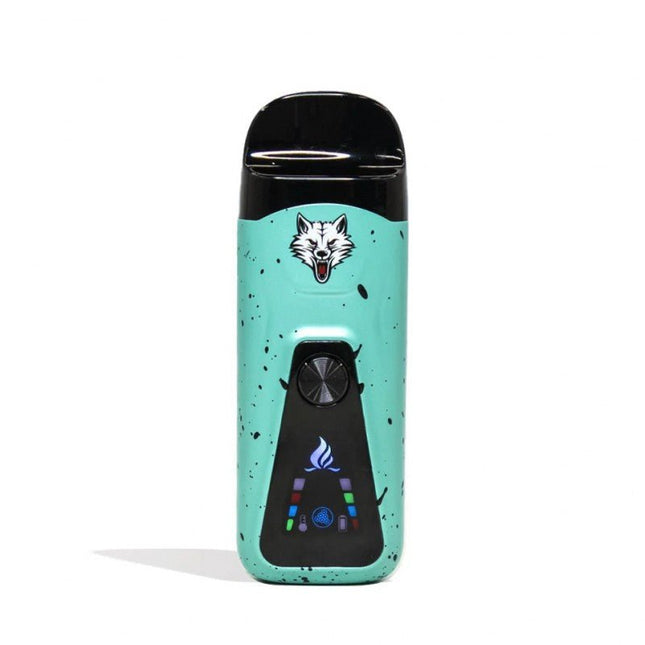 Wulf Flex Dry Herb & Concentrate Vaporizer teal splatter