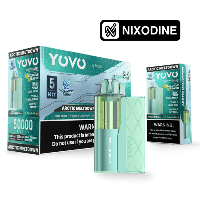 Yovo JB50k Full Kit Nixodine Arctic Meltdown - Virginia Vapes & Tobacco