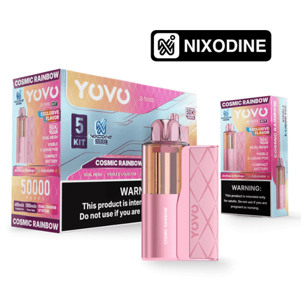 Yovo JB50k Full Kit Nixodine Cosmic Rainbow - Virginia Vapes & Tobacco