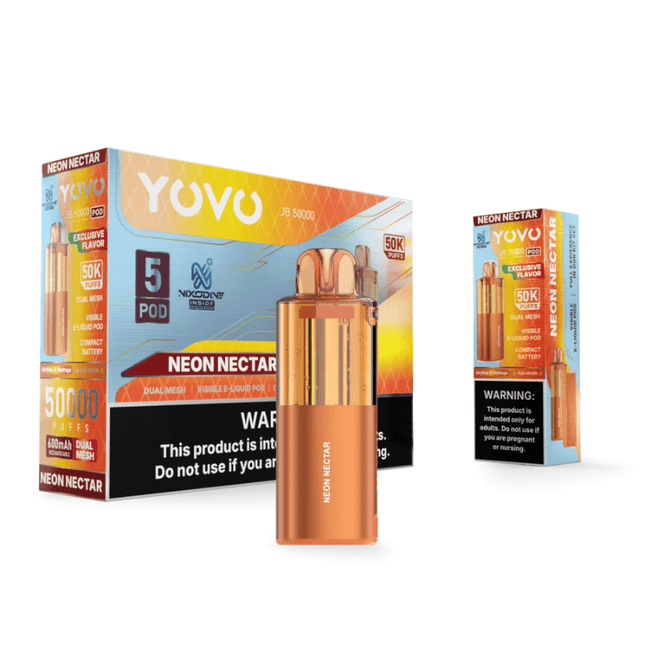 YOVO JB50k Nixodine POD ONLY Neon Nectar - Virginia Vapes & Tobacco