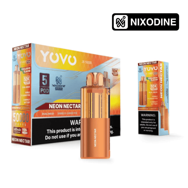 YOVO JB50k Nixodine POD ONLY Neon Nectar - Virginia Vapes & Tobacco