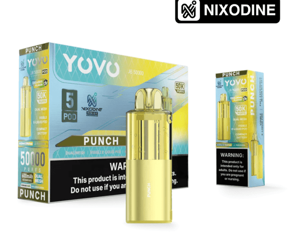 YOVO JB50K Pod - Punch – Virginia Vapes & Tobacco