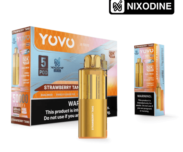 YOVO JB50K Pod - Strawberry Tang – Virginia Vapes & Tobacco