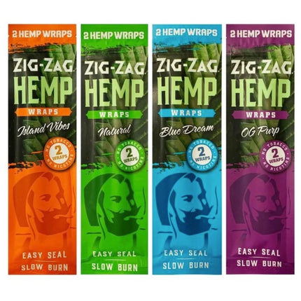 Zig-Zag Natural Wraps 2pk