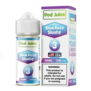 Pod Juice Nixodine 100ml Blue Razz Slushy