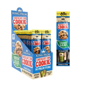 King Palm Single Flavored Palm Leaf Cones Chocolate Chip Cookie