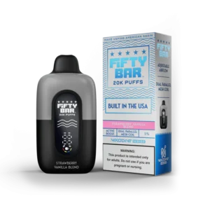 Fifty Bar Nixodine Disposable Strawberry Vanilla Blend