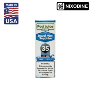 Pod Juice Nixodine Jewel Mint Sapphire 30ml