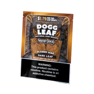 Dogg Leaf Flat Wraps Dark Leaf