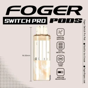 Foger Switch Pro Disposable POD ONLY Vanilla Ice Cream