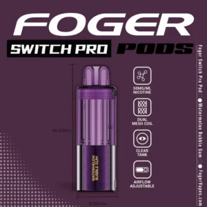Foger Switch Pro Disposable POD ONLY Watermelon Bubble Gum