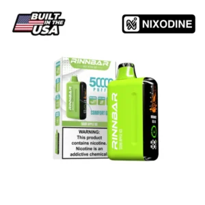 Rinnbar 50k Nixodine Disposable Sour Apple Ice