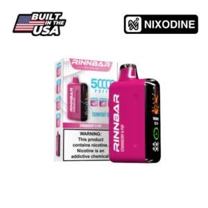 Rinnbar 50k Nixodine Disposable Strawberry B-Pop