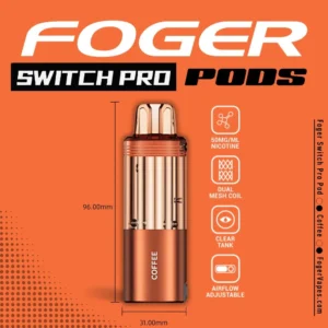 Foger Switch Pro Disposable POD ONLY Coffee
