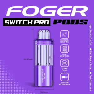 Foger Switch Pro Disposable POD ONLY Kiwi Dragon Berry
