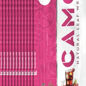 Camo Self Rolling Leaf Wraps Cherry Cola