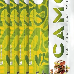Camo Self Rolling Leaf Wraps Dubai Chocolate