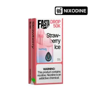 Fasta Drop Nixodine Disposable Strawberry Ice