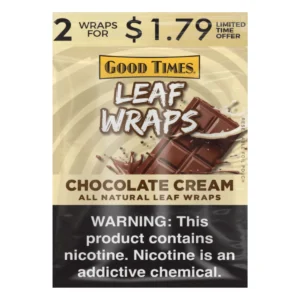 Good Times Leaf Wraps Chocolate Cream