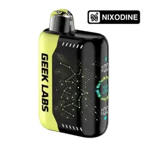 Geek Labs Pulse X nicotine-free disposable vape in Sour Lemon flavor