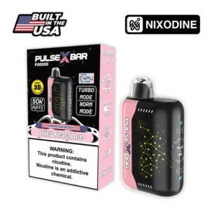 Pulse X Bar Nixodine Disposable Juicy Peach Ice