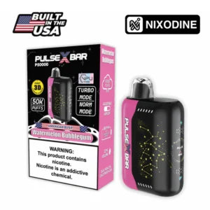 Pulse X Bar Nixodine Disposable Watermelon Bubblegum