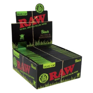 Raw Black Organi Hemp Rolling Papers