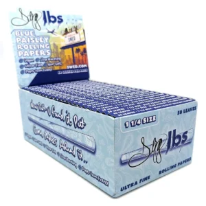 Dogg Lbs Blue Paisley Rolling Papers