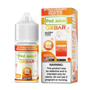 Oxbar Strawberry Orange Pop Ice Salt 30ml