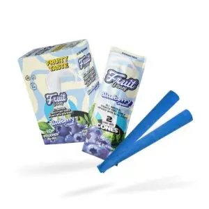 Fruit Cones Terp Infused Natural Cones 2pk Blueberry Cream