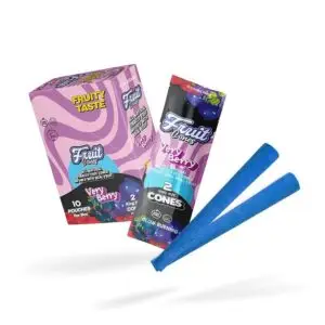 Fruit Cones Terp Infused Natural Cones 2pk Very Berry