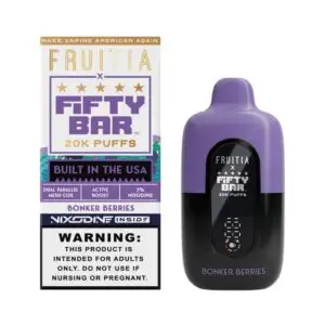 Fifty Bar X Frutia Nixodine Disposable Bonkers Berries