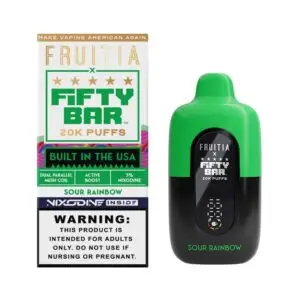Fifty Bar X Frutia Nixodine Disposable Sour Rainbow