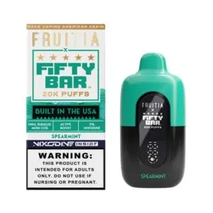 Fifty Bar X Frutia Nixodine Disposable Spearmint